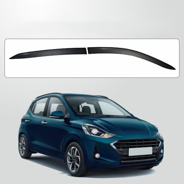 Galio Black Door Visor for Hyundai i10 Grand Nios 2019 Onwards