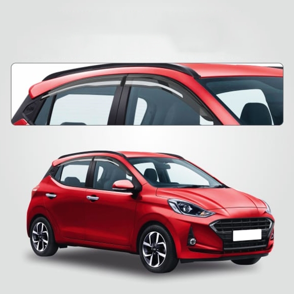 GFX Chrome Line Door Visor for Hyundai Grand i10 Nios 2019 Onwards