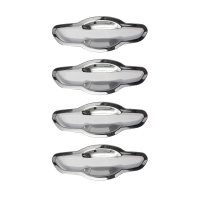 Cnleague Chrome Door Handle Bowl for Hyundai Verna 2017-20