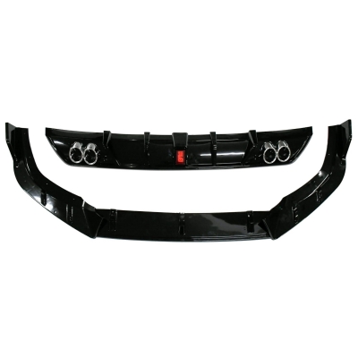 F1-Style LED Bumper Diffuser with Skirting for Hyundai Verna 2023 Onwards F1-Style LED Bumper Diffuser with Skirting for Hyundai Verna 2023 Onwards