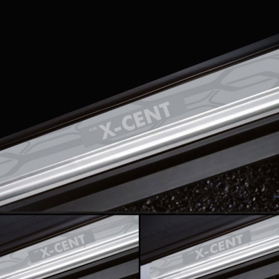 Galio Stainless Steel Door Sill Guards for Hyundai Xcent 2013 Onwards Galio Stainless Steel Door Sill Guards for Hyundai Xcent 2013 Onwards