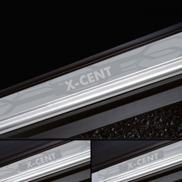 Galio Stainless Steel Door Sill Guards for Hyundai Xcent 2013 Onwards