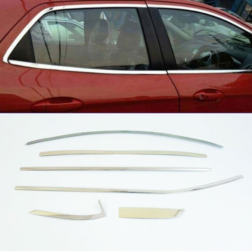 Hyundai i10 Full Window Chrome Garnish Trims (Set Of 12Pcs.) Hyundai i10 Full Window Chrome Garnish Trims (Set Of 12Pcs.)