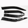 Toyota Old Fortuner Car Window Door Visor with Chrome Line (Set Of 4Pcs.)