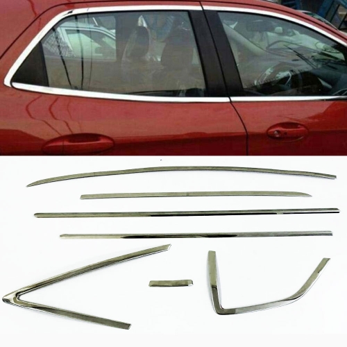 Honda Jazz 2014 Full Window Chrome Garnish Trims (Set Of 14Pcs.) Honda Jazz 2014 Full Window Chrome Garnish Trims (Set Of 14Pcs.)