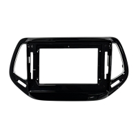 9 Inch Android Stereo Frame For Jeep Compass Piano Finish