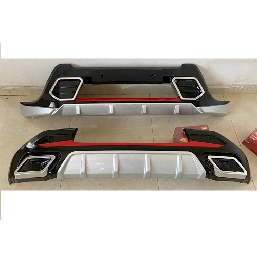 Kia Sonet Front and Rear Bumper Guard Protector in High Quality ABS Material