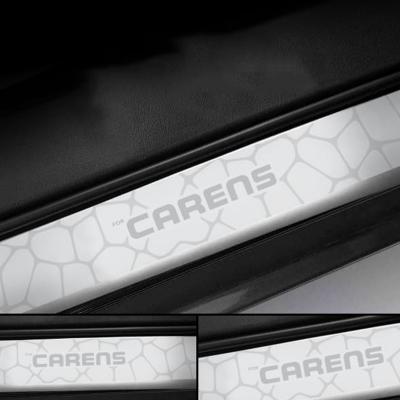 Galio Kia Carens 2022 Onwards Stainless Steel Sill Plate Guards Galio Kia Carens 2022 Onwards Stainless Steel Sill Plate Guards