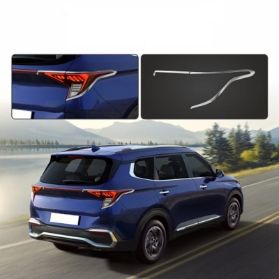 Galio Kia Carens 2022 Onwards Tail Lamp Chrome Garnish Galio Kia Carens 2022 Onwards Tail Lamp Chrome Garnish