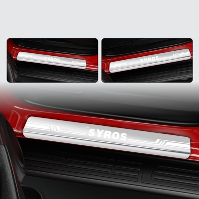 Galio Stainless Steel Door Sill Guards for Kia Syros 2025 Onwards