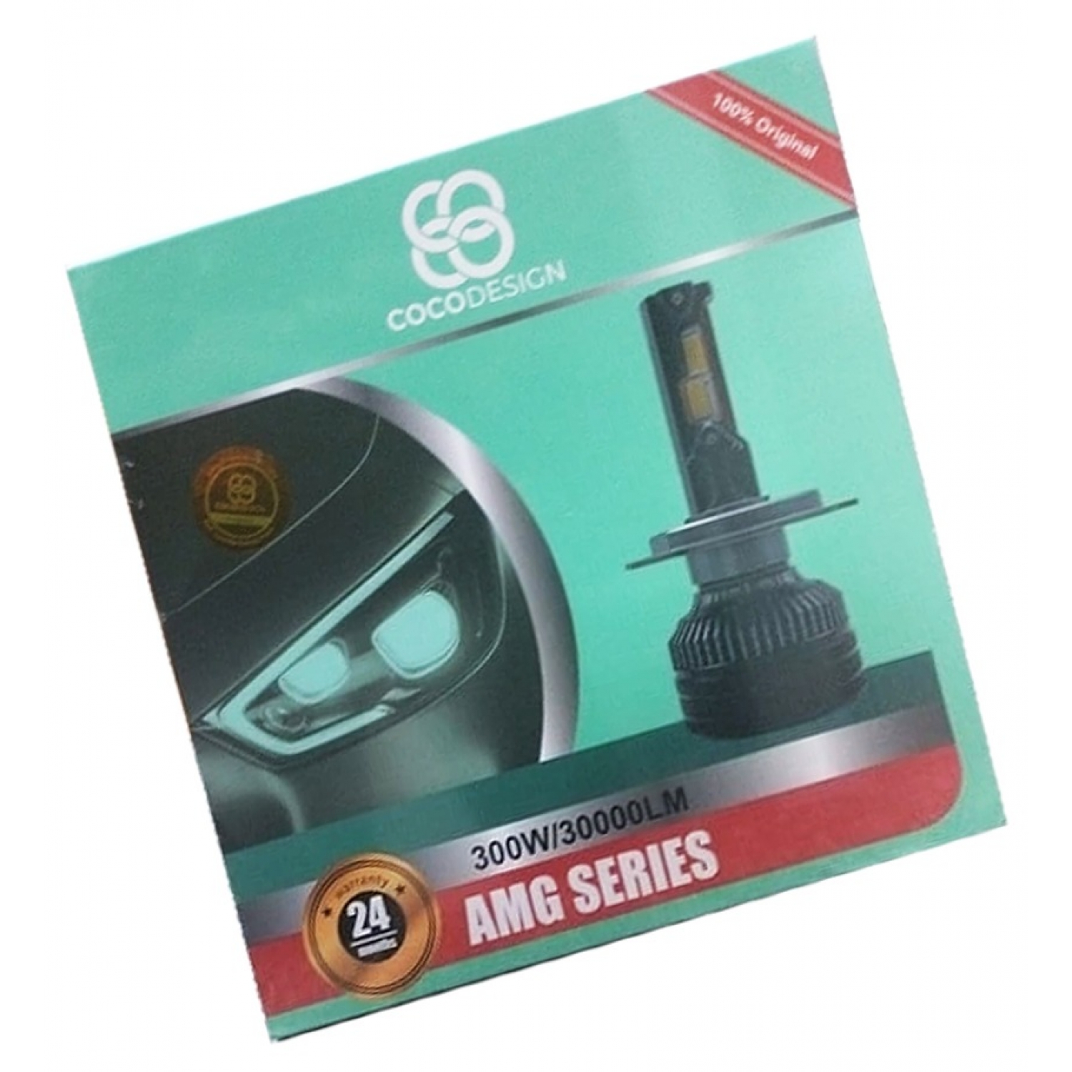 Coco Design 300W H4/H19 LED Headlight Bulbs 6000K