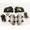 Mahindra XUV 300 2019 Onward LED DRL Day Time Running Lights With Matrix Turn Signal And Fog Light - Set Of 4