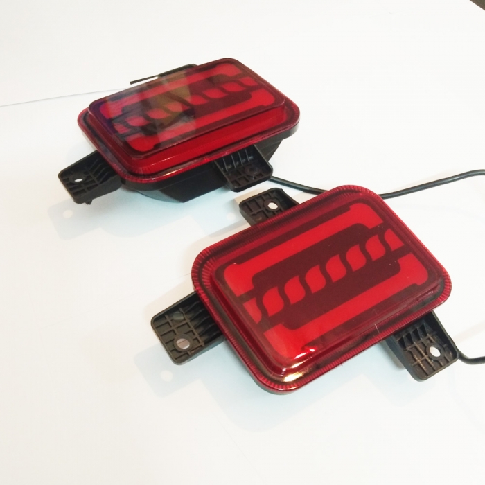Mahindra Thar 2020 Bumper LED Reflector Lights With Matrix Moving Style (Set of 2Pcs.) Mahindra Thar 2020 Bumper LED Reflector Lights With Matrix Moving Style (Set of 2Pcs.)