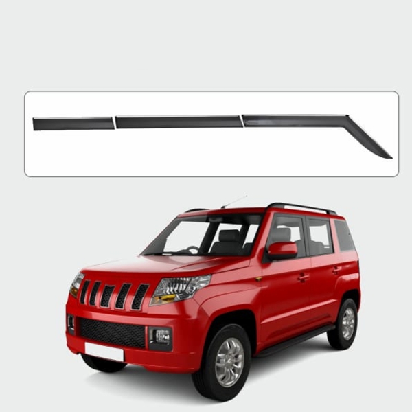 Galio Chrome Line Door Visor for Mahindra Bolero Neo 2021 Onwards