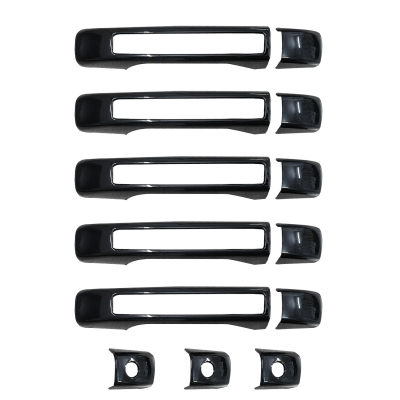 Glossy Black Door Handle Cover for Mahindra Scorpio N 2022 Onwards Glossy Black Door Handle Cover for Mahindra Scorpio N 2022 Onwards