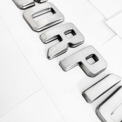 Galio Scorpio N 3D Chrome Letter Galio Scorpio N 3D Chrome Letter