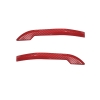 Cnleague Side Mirror Trim for Mahindra Scorpio N 2022 Onwards - Red Carbon