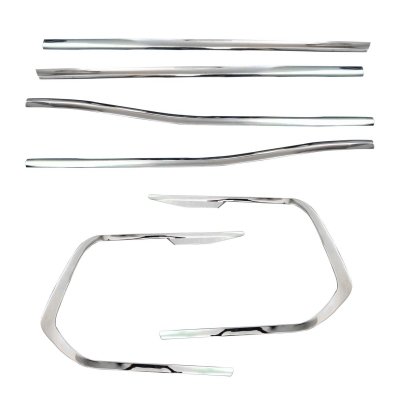 Cnleague Full Window Chrome Garnish for Mahindra Scorpio N 2022 Onwards  Cnleague Full Window Chrome Garnish for Mahindra Scorpio N 2022 Onwards