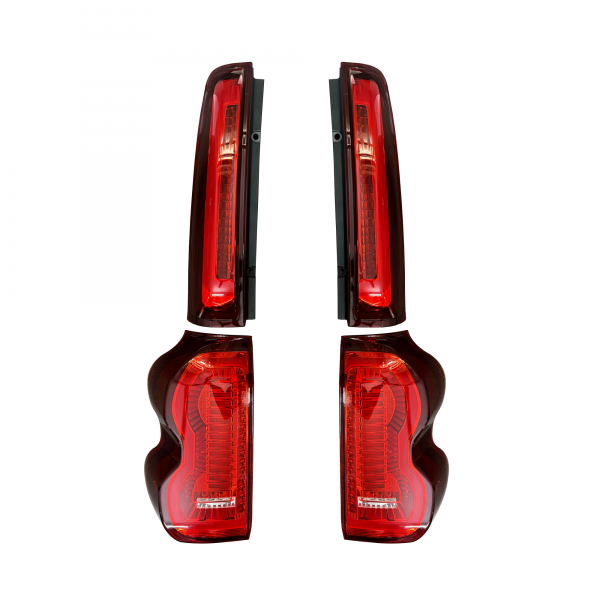 Tail Light And Pillar Light for Mahindra Scorpio 2017 Onwards - Red Glass