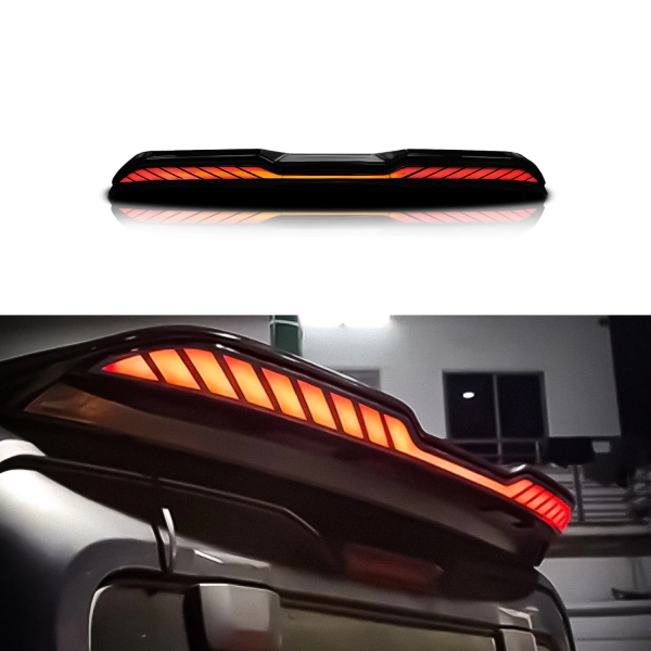 Bronco Style LED Roof Spoiler for Mahindra Thar Roxx 2024 Onwards Bronco Style LED Roof Spoiler for Mahindra Thar Roxx 2024 Onwards