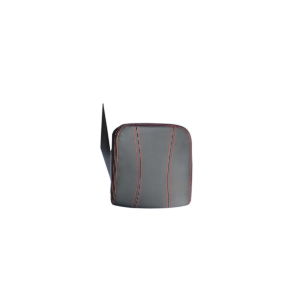 ABS Plastic Armrest With Dual USB Charging for Mahindra Thar 2020 Onwards - Black With Red Thread