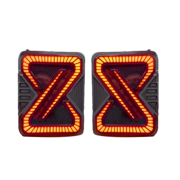 Carhatke Infinity Design Tail Lights for Mahindra Thar Roxx 2024 Onwards - Cut Design