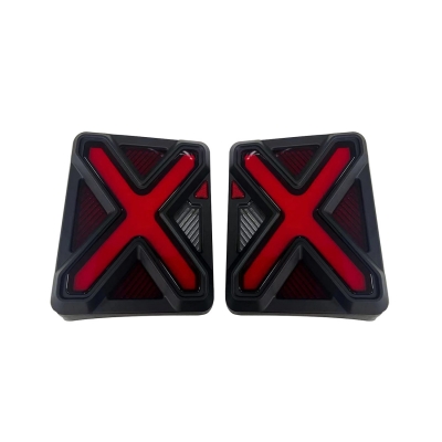 X Design Tail Lights for Mahindra Thar Roxx 2024 Onwards