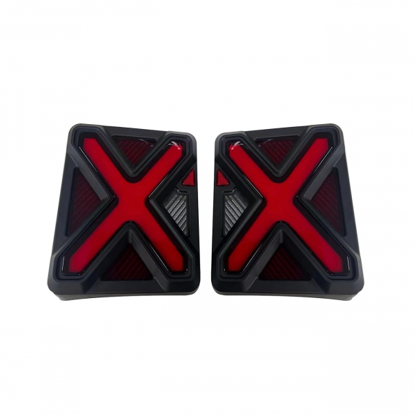 X Design Tail Lights for Mahindra Thar Roxx 2024 Onwards