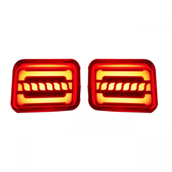 LED Reflector Lights for Mahindra Thar Roxx 2024 Onwards - Spin Design