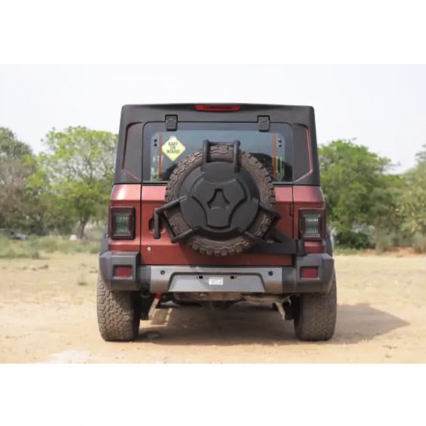 Monster Style Stepney Cover for Mahindra Thar 2020 Onwards