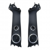 Monster Tweeter and Pillar Pod for Mahindra Thar 2020 Onwards - Black Color Monster Tweeter and Pillar Pod for Mahindra Thar 2020 Onwards - Black Color