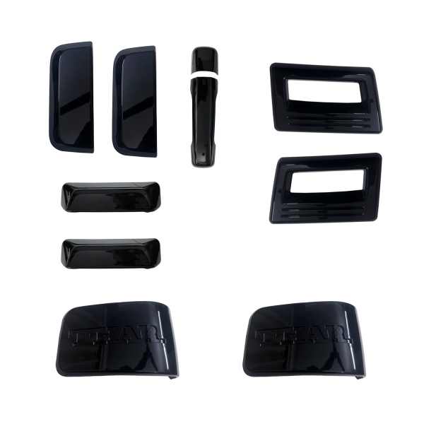 Cnleague Glossy Black Body Styling Combo Kit for Mahindra Thar Roxx 2024 Onwards