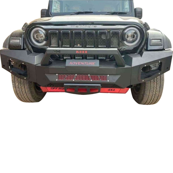 Front Bumper Guard For Mahindra Thar Roxx 2024 Onwards Front Bumper Guard For Mahindra Thar Roxx 2024 Onwards