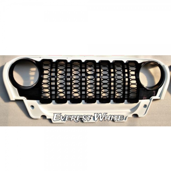 Rubicon Style Grill For Mahindra Thar Roxx 2024 Onwards - Everest White