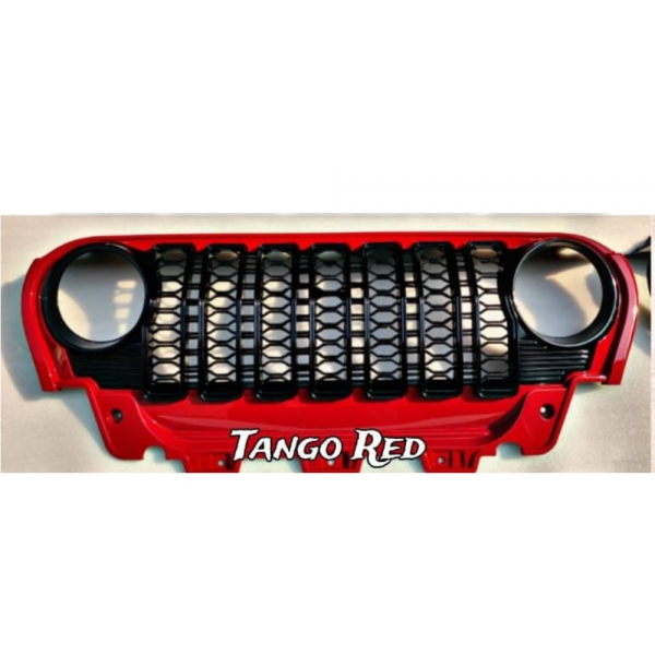 Rubicon Style Grill For Mahindra Thar Roxx 2024 Onwards - Tango Red