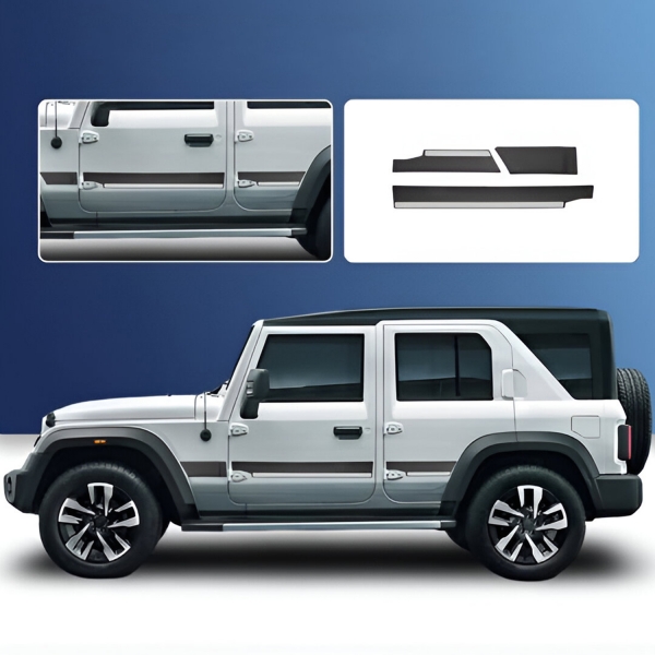Cartrix Side Door Cladding for Mahindra Thar Roxx 2024 Onwards Cartrix Side Door Cladding for Mahindra Thar Roxx 2024 Onwards