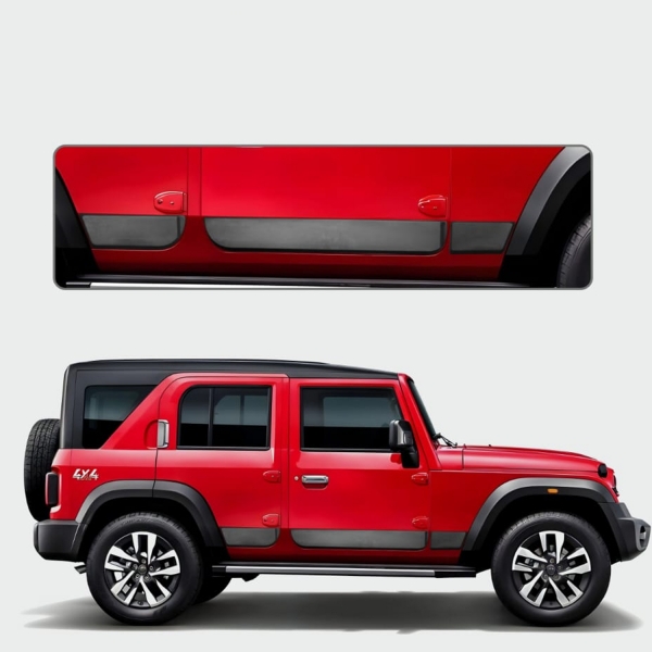 Galio Side Door Cladding for Mahindra Thar Roxx 2024 Onwards Galio Side Door Cladding for Mahindra Thar Roxx 2024 Onwards