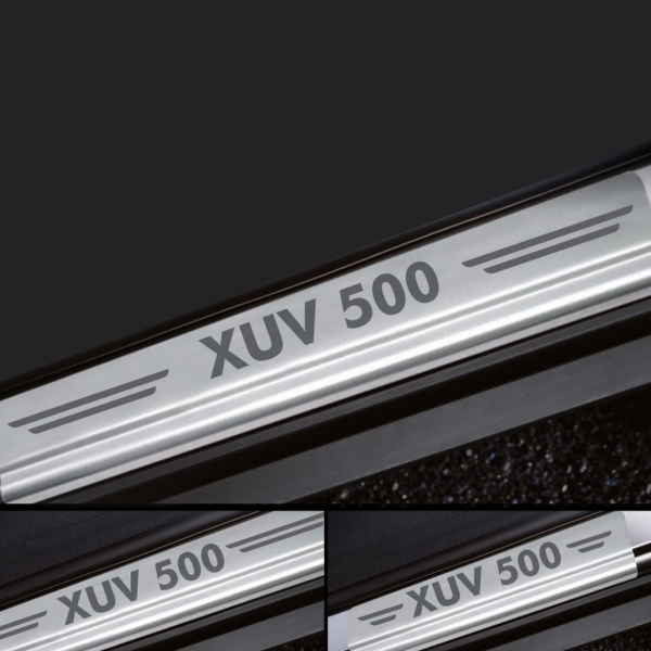 Galio Stainless Steel Door Sill Guards for Mahindra XUV 500 2012 Onwards