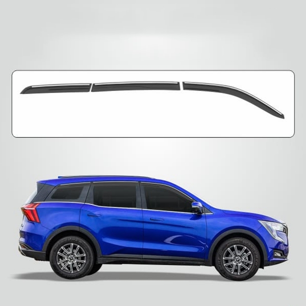 Chrome Line Door Visor for Mahindra XUV 700 2021 Onwards Chrome Line Door Visor for Mahindra XUV 700 2021 Onwards