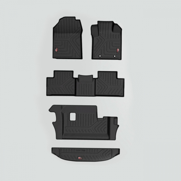 GFX Trunk & Floor Mats For Mahindra XUV 700 2021 Onwards - 6 Seater