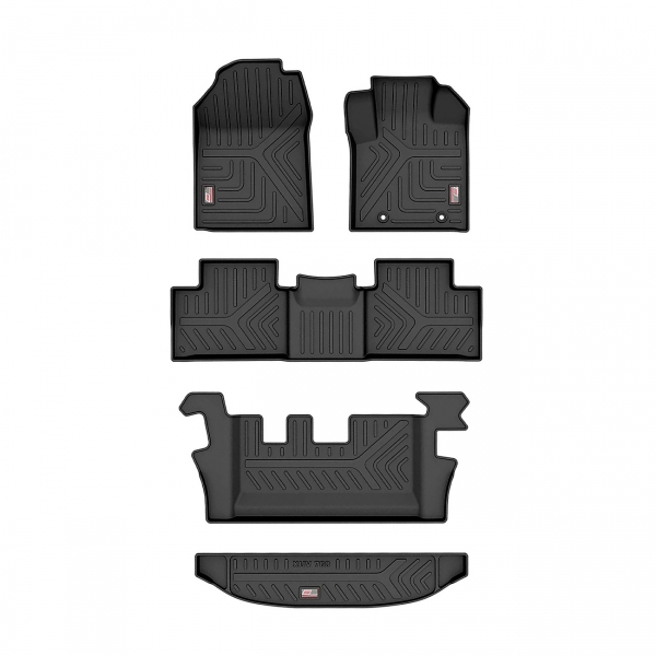 GFX Trunk & Floor Mats For Mahindra XUV 700 2021 Onwards - 7 Seater