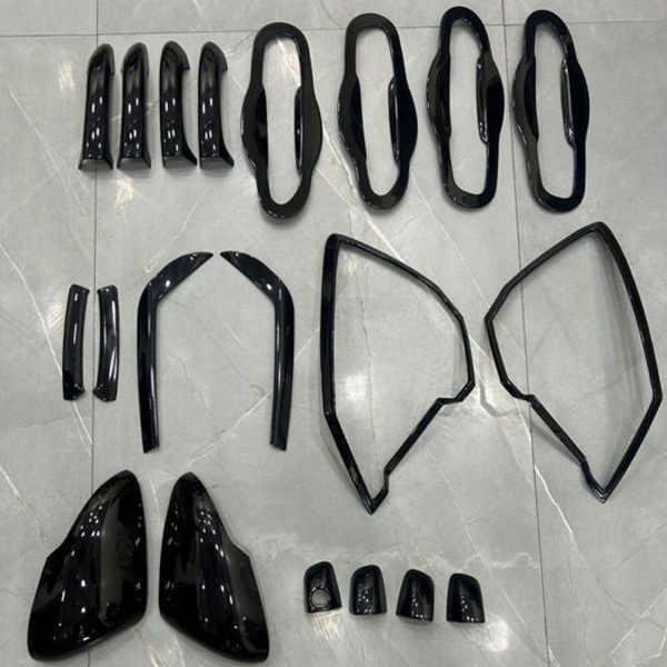 Glossy Black Garnish Combo Kit for Mahindra XUV 3XO 2024 Onwards