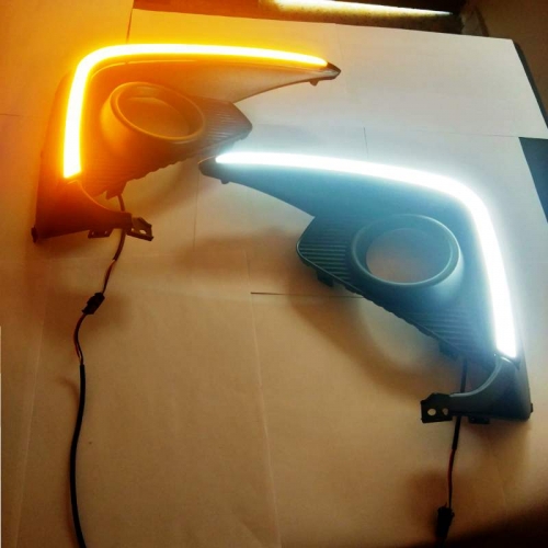 Maruti New Ertiga 2018 Front LED DRL Day Time Running Light with Matrix Turn Signal (Set of 2Pcs.) Maruti New Ertiga 2018 Front LED DRL Day Time Running Light with Matrix Turn Signal (Set of 2Pcs.)