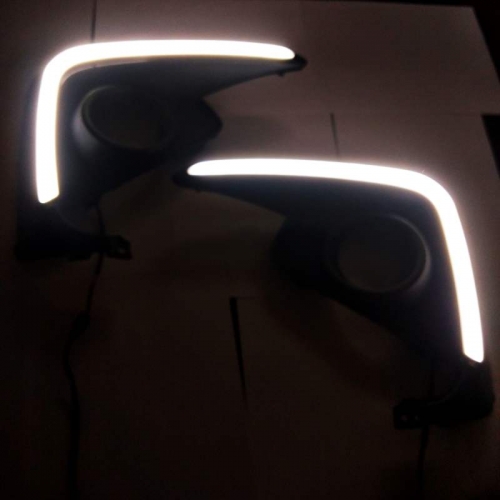 Maruti New Ertiga 2018 Front LED DRL Day Time Running Light with Matrix Turn Signal (Set of 2Pcs.) Maruti New Ertiga 2018 Front LED DRL Day Time Running Light with Matrix Turn Signal (Set of 2Pcs.)