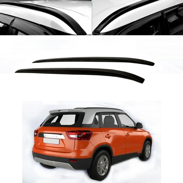 Roof Rail For Maruti Suzuki Brezza 2016-2022 - Matte Black