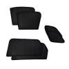 Zed Black Magnetic Half Window Sun Shades for Toyota Fortuner 2016 Onwards