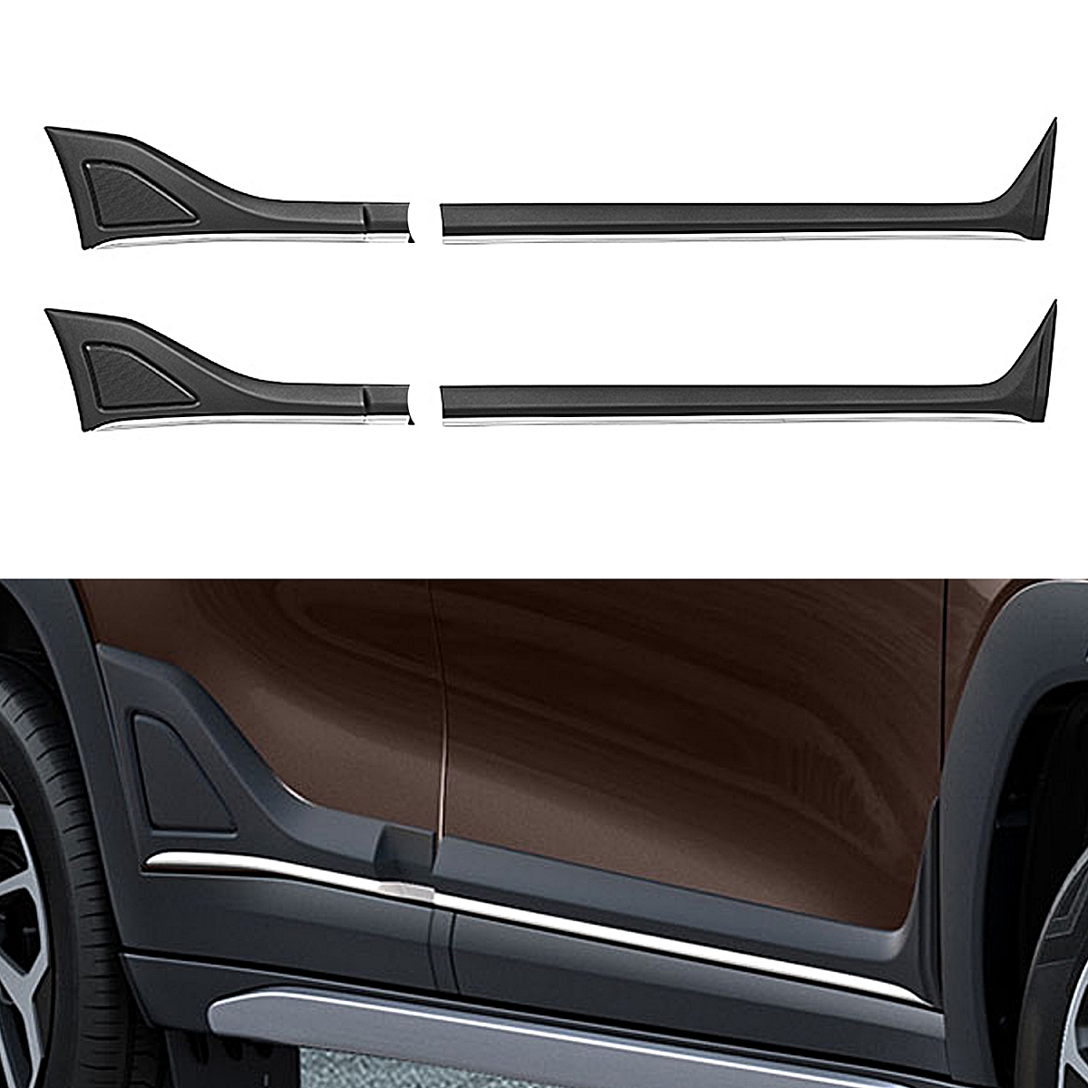 Rugged Body Cladding OEM Type For Maruti Fronx
