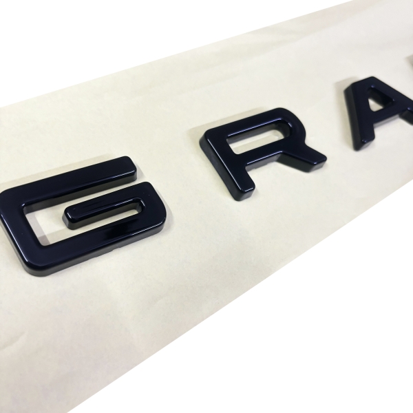 Cnleague Grand Vitara Logo 3D Black Letter Emblem