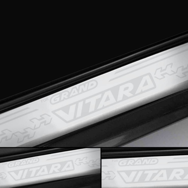 Galio Maruti Suzuki Grand Vitara 2022 Onwards Satinless Steel Sill Plate Guards 