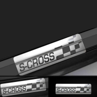 Galio Stainless Steel Door Sill Guards for Maruti Suzuki S-Cross 2017 Onwards Galio Stainless Steel Door Sill Guards for Maruti Suzuki S-Cross 2017 Onwards